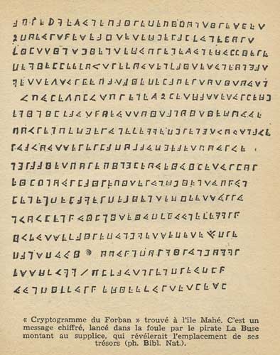 The cryptogram of Olivier Levasseur known as La Buse