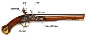 Flintlock pistol