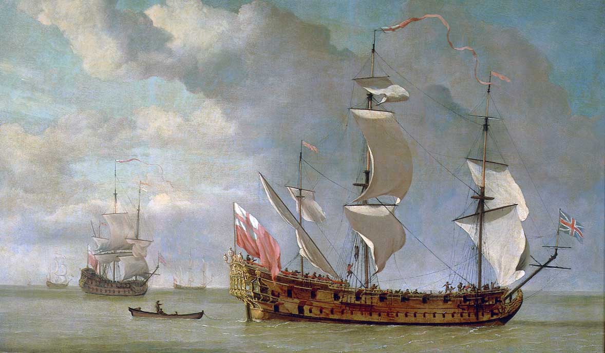 Frigate Charles II renamed The Fancy by the pirate Henry Every