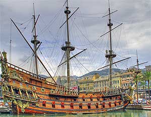 Galleon Neptune built for the movie Pirates by Polanski