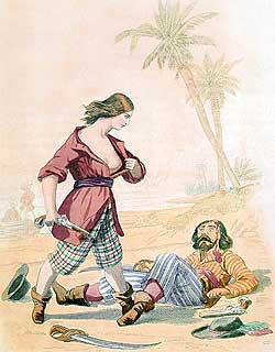 The woman pirate Mary Read